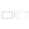 Зеркало BelBagno Kraft 120 SPC-KRAFT-1200-800-SENS-NERO с подсветкой