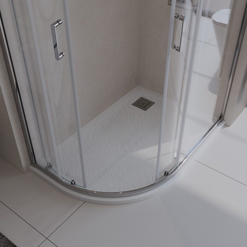 Душевой поддон из искусственного камня BelBagno Uno 120x80 R TRAY-MR-UNO-RH-120/80-550-35-W-R