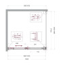 Душевой уголок BelBagno Soft Close-1 100x100 SOFT_CLOSE-1-A-1-100-C-GM