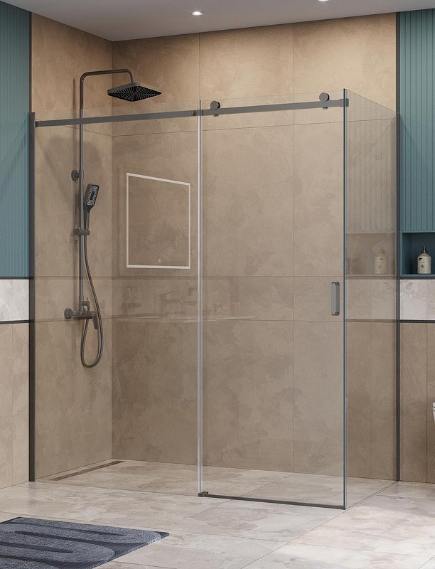 Душевой уголок BelBagno Soft Close-2 180x90 SOFT_CLOSE-2-AH-1-180/90-C-GM