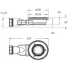 Душевой поддон из искусственного камня BelBagno Uno 160x90 TRAY-MR-UNO-AH-160/90-35-W-CR
