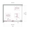 Душевой уголок BelBagno Soft Close-1 100x90 SOFT_CLOSE-1-AH-1-100/90-C-Cr