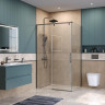Душевой уголок BelBagno Soft Close-1 110x100 SOFT_CLOSE-1-AH-1-110/100-C-GM