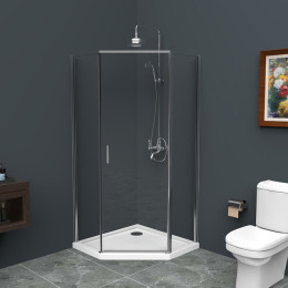 Душевой уголок BelBagno Uno 100х100 UNO-195-P-1-100-C-Cr