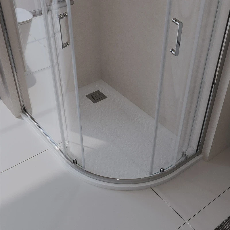 Душевой поддон из искусственного камня BelBagno Uno 120x80 L TRAY-MR-UNO-RH-120/80-550-35-W-L-CR