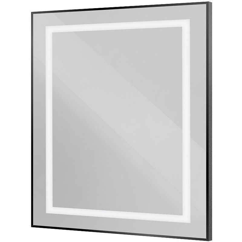 Зеркало BelBagno Kraft 80 SPC-KRAFT-800-800-SENS-NERO с подсветкой