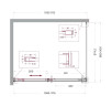 Душевой уголок BelBagno Soft Close-1 110x90 SOFT_CLOSE-1-AH-1-110/90-C-Cr