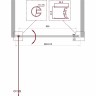 Душевая дверь BelBagno Uno 90 UNO-B-1-90-CH-Cr