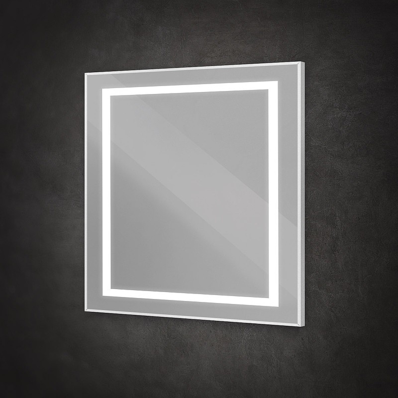 Зеркало BelBagno Kraft 90 SPC-KRAFT-900-800-SENS-AL с подсветкой