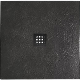 Душевой поддон из искусственного камня BelBagno Uno 90x90 TRAY-MR-UNO-A-90-35-NERO-NO