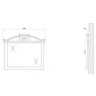 Зеркало BelBagno Primavera 99 BB45S/PBA