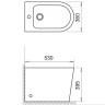 Биде BelBagno Flay-R BB1003B