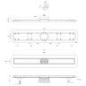 душевой лоток BelBagno Luce BB-LD-LUCE-70-CR