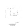 Столешница под раковину BelBagno 80 KEP-80-MCO-W0