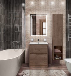 Тумба под раковину BelBagno Kraft 60 KRAFT-600-2C-PIA-RT