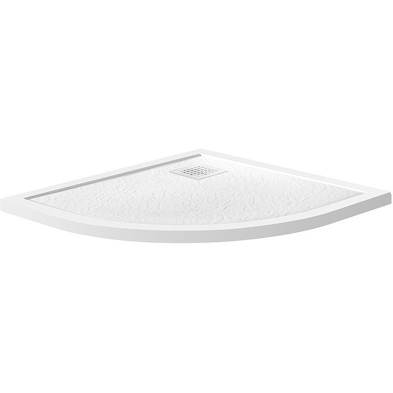 Душевой поддон из искусственного камня BelBagno Uno 80x80 TRAY-MR-UNO-R-80-550-35-W-BO