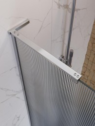 Душевая перегородка BelBagno Uno 90 UNO-L-1-TB-90-FL-Cr