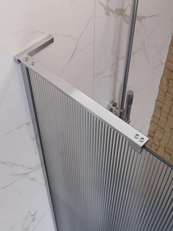 Душевая перегородка BelBagno Uno 90 UNO-L-1-TB-90-FL-Cr