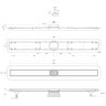 душевой лоток BelBagno Luce BB-LD-LUCE-90-CR