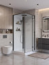 Душевая кабина BelBagno Uno 90х90 R UNO-CAB-A-1-90-C-NERO-Bi-TOP-R