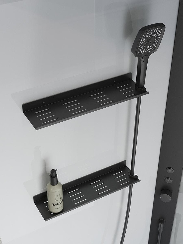 Душевая кабина BelBagno Uno 90х90 R UNO-CAB-A-1-90-C-NERO-Bi-TOP-R