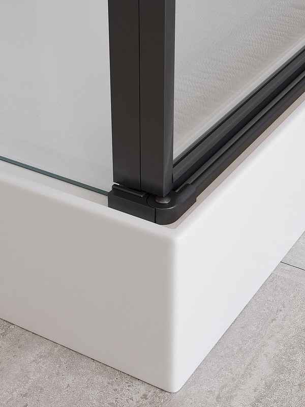 Душевая кабина BelBagno Uno 90х90 R UNO-CAB-A-1-90-C-NERO-Bi-TOP-R