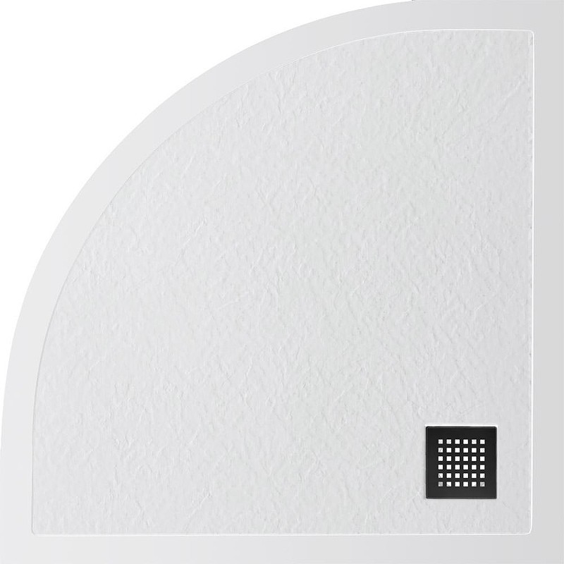 Душевой поддон из искусственного камня BelBagno Uno 80x80 TRAY-MR-UNO-R-80-550-35-W-NO