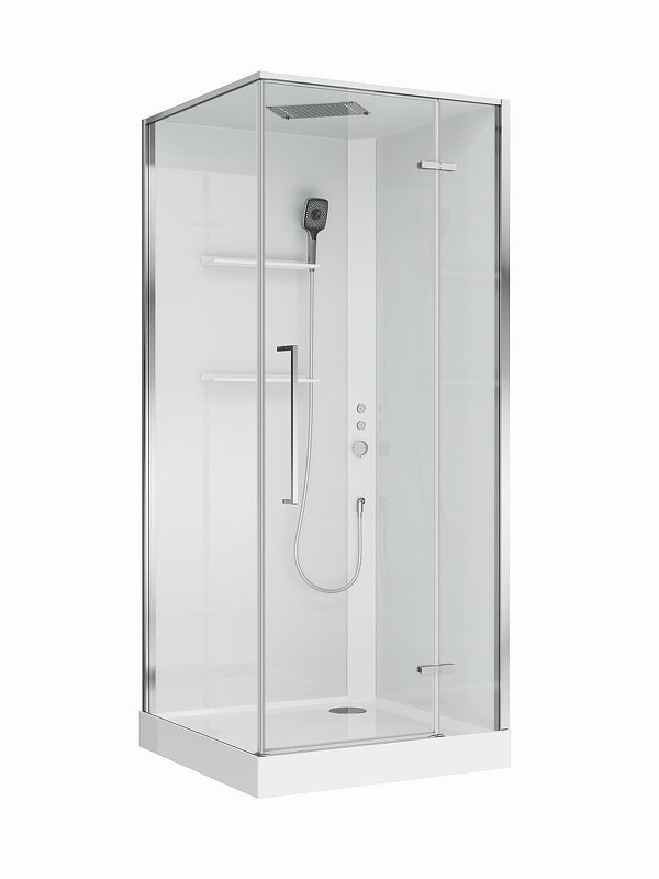 Душевая кабина BelBagno Uno 90х90 R UNO-CAB-A-1-90-C-Cr-Bi-TOP-R