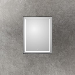 Зеркало BelBagno Kraft 70 SPC-KRAFT-700-900-LED-TCH-WARM-NERO с подсветкой