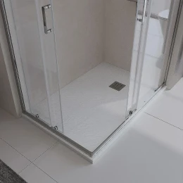 Душевой поддон из искусственного камня BelBagno Uno 140x80 TRAY-MR-UNO-AH-140/80-35-W-CR