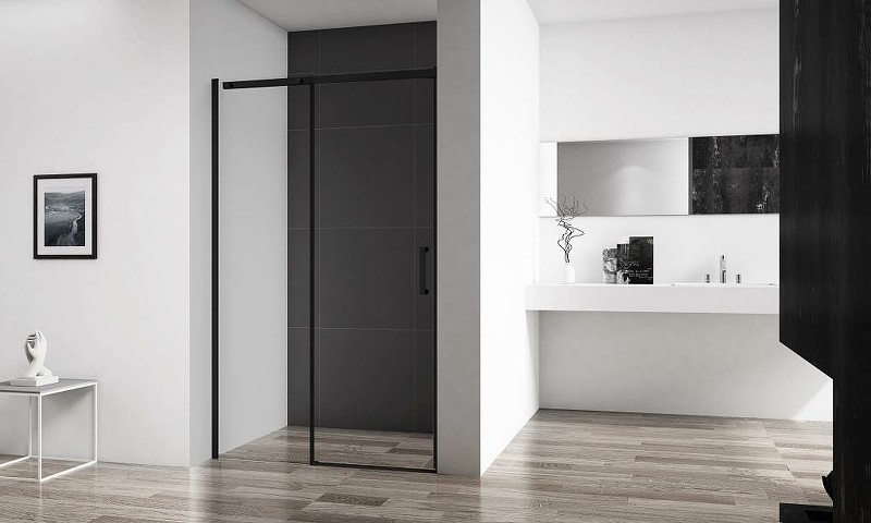 Душевая дверь BelBagno Acqua 130 ACQUA-BF-1-130-C-NERO