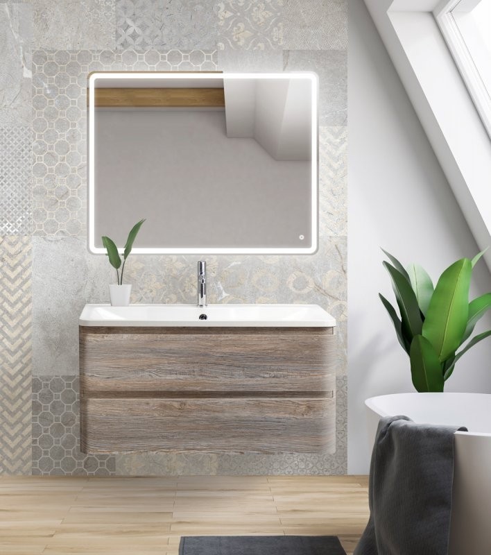 Тумба под раковину BelBagno ALBANO-900-2C-SO-PS подвесная