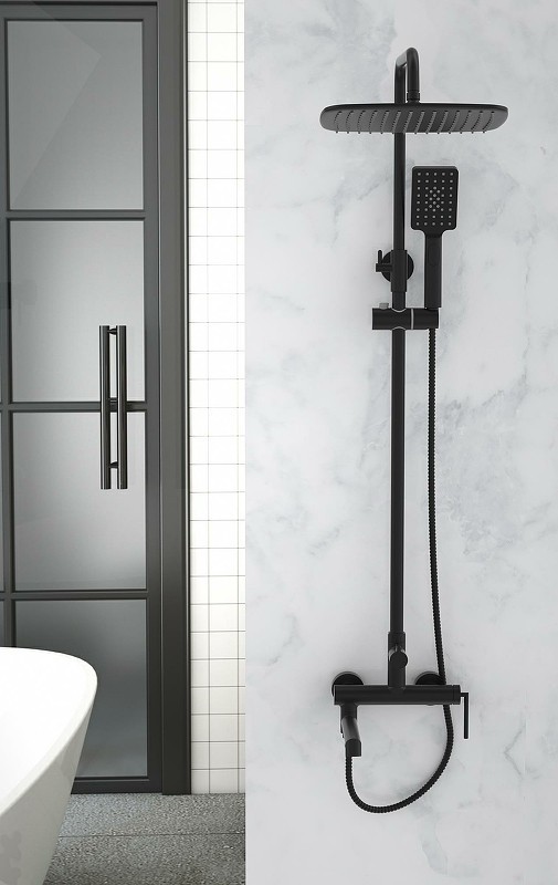 Душевая система BelBagno Acqua ACQUA-VSCM-NERO