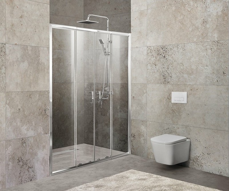 Душевая дверь BelBagno Unique 180 UNIQUE-BF-2-150/180-C-Cr