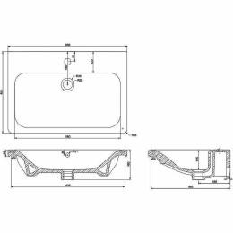 Раковина BelBagno Soft 65 13065-KL