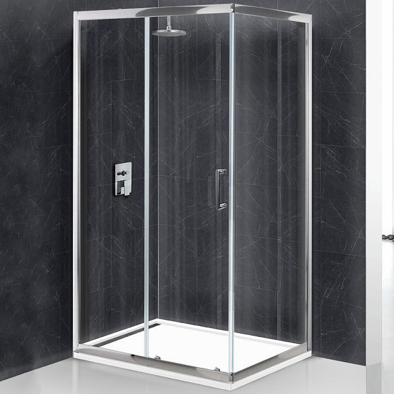 Душевой уголок BelBagno Uno 120х100 UNO-AH-1-120/100-C-Cr