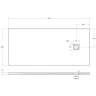 Душевой поддон из искусственного камня BelBagno Uno 180x80 TRAY-MR-UNO-AH-180/80-35-W-BO