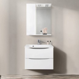 Зеркало со шкафом BelBagno MARINO-SPC-800/750-1A-BL-P-L 80 с подсветкой
