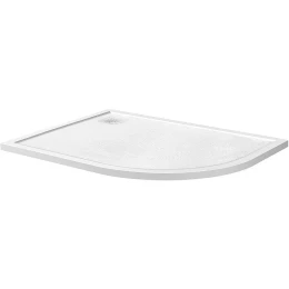 Душевой поддон из искусственного камня BelBagno Uno 120x80 L TRAY-MR-UNO-RH-120/80-550-35-W-L-BO