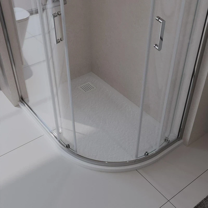 Душевой поддон из искусственного камня BelBagno Uno 120x80 L TRAY-MR-UNO-RH-120/80-550-35-W-L-BO