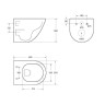 Унитаз BelBagno Amanda BB051CHR/BB051SC подвесной