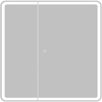 Зеркальный шкаф BelBagno Marino 80 SPC-MAR-800/800-2A-LED-TCH с подсветкой