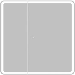 Зеркальный шкаф BelBagno Marino 80 SPC-MAR-800/800-2A-LED-TCH с подсветкой