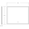 Зеркало BelBagno 100 SPC-GRT-1000-800-LED-TCH-SND с подсветкой