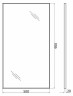 Зеркало BelBagno SPC 50 SPC-AL-500-900