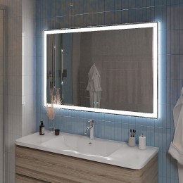 Зеркало BelBagno 120 SPC-GRT-1200-800-LED-TCH-SND с подсветкой