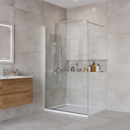 Душевая перегородка BelBagno Kraft 120 KRAFT-L-1-120-C-Cr