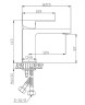 Смеситель для раковины BelBagno Romano ROM-LVM-CRM