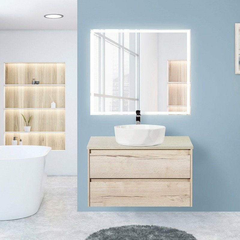 Зеркало BelBagno SPC-GRT-900-800-LED-TCH 90 с подсветкой