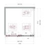 Душевой уголок BelBagno Soft Close-2 100x100 SOFT_CLOSE-2-A-1-100-C-Cr